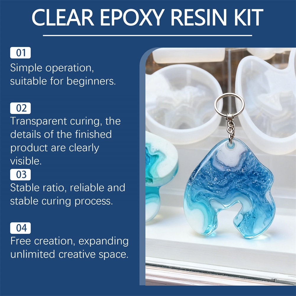 DIY Crystals Clear Epoxys Resi - Resin Kit Cast のレビューと価格