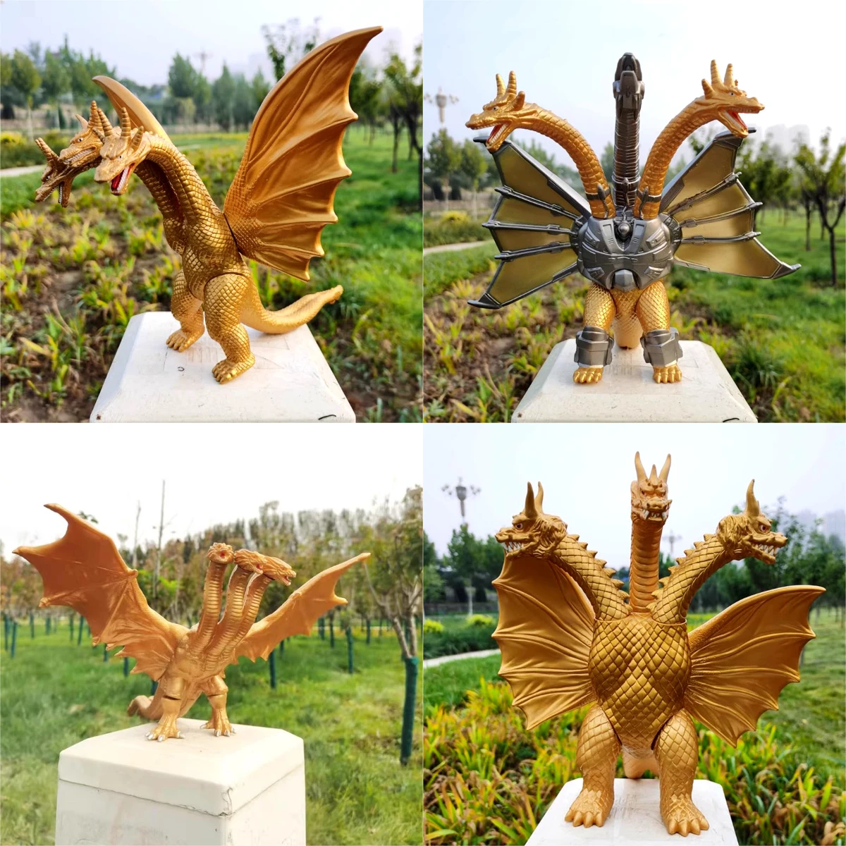 Large size three headed dragon - Model Kit Vs Action Figure のレビューと価格
