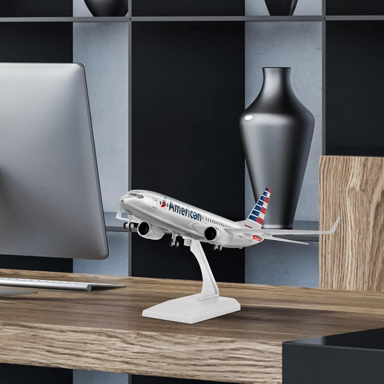 30cm American B737 Diecast Res - Model Kit Planes のレビューと価格