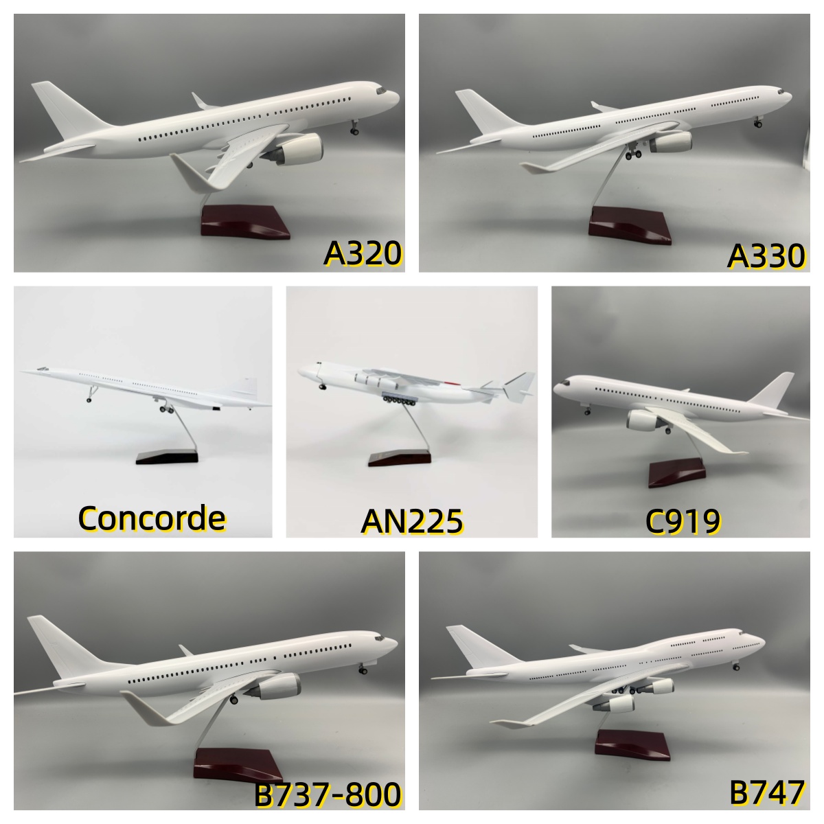 47CM Blank White DIY Airplane  - Model Kit Planes のレビューと価格