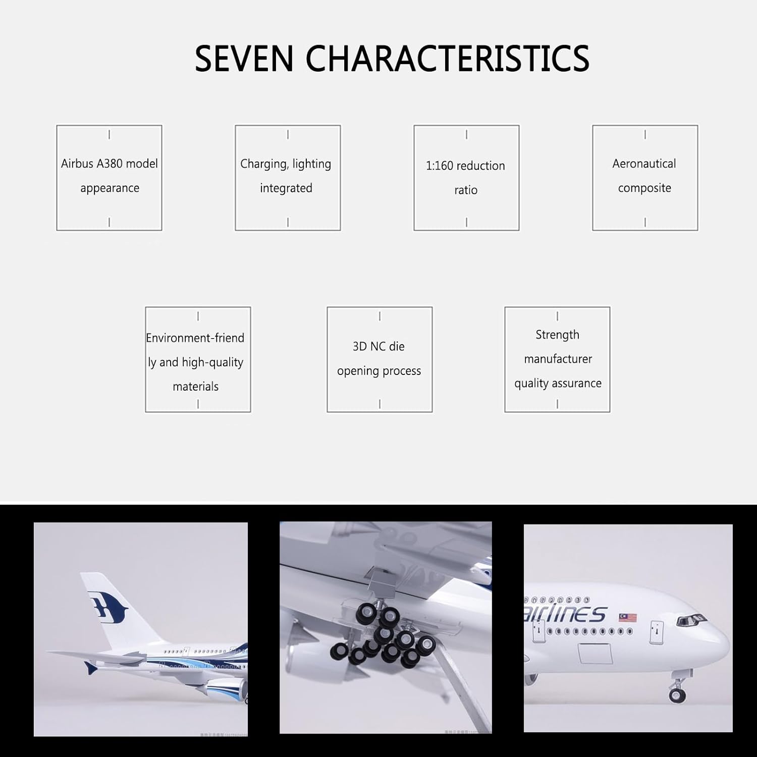 1:160 Scale Malaysia Airlines  - Resin Kit Cast のレビューと価格